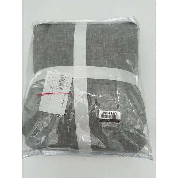 Pottery Barn Belgian Flax Linen duvet cover Flagstone Full/Queen $279 - Picture 5 of 5